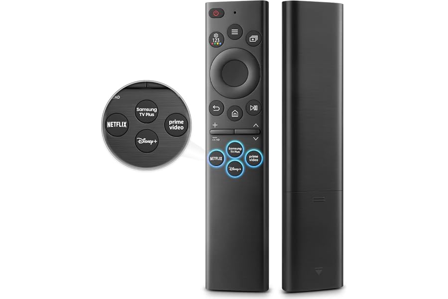Universal Remote Control for Samsung Frame Solar QLED Neo OLED Crystal UHD Curved 4K 8K Smart TV Q60 Q70 Q80 AU8000 BU8000 CU