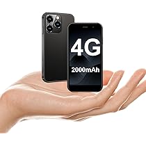 0599【新品/未開封品】ミニスマートホン ブラック4G&日本語対応SIMフリー Amazon | 4G ミニスマートフォン、3.0 インチ HD スクリーン