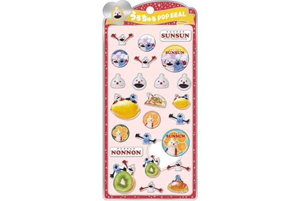 クラックス CRUX うるちゅる ポップシール パペットスンスン ノンノン ぷっくり 立体 スマホデコ 推し活 129413