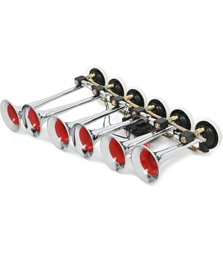 Amazon | BASURI® Musical Air Horn | 12/24 Volt | 130 DB | Version