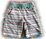 (ビーツ) BEETS ボーダー ショートパンツ グリーン 41505 stripe short pants 90cm