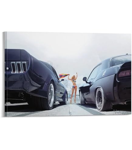 Amazon.co.jp: kk428ワイルドスピード7 CAST （サイン印刷）ポスター