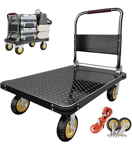 Amazon | アイケーキャリー 折畳み式ハンドル台車 (積載荷重300kg) WD 