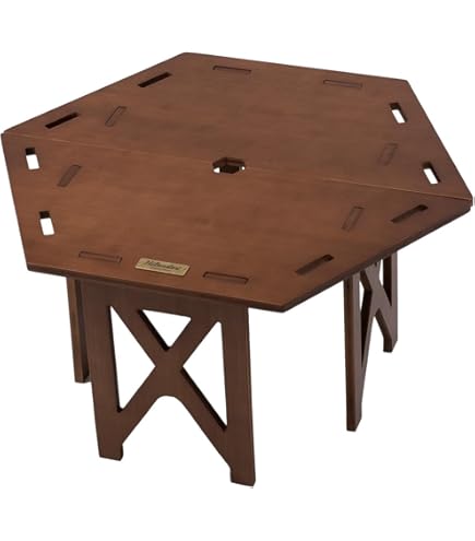 Amazon | Hilander(ハイランダー) ヘキサゴンテーブル DAN