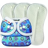 Duo-Brite AI2 Deluxe Pack, Size 1 (8-20 lbs) - Blue by Bummis [並行輸入品]