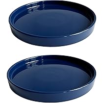 Amazon.co.jp: セラミック植物ソーサーポットトレイ7インチ