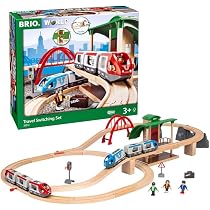 Amazon | BRIO 木製レール 知育玩具 メトロレールウェイセット [全20