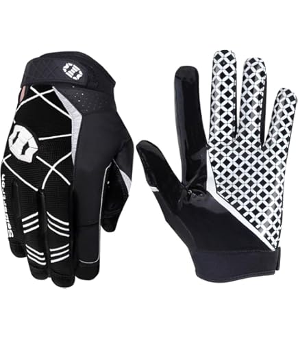 TEMPEST アメリカンフットボール用グローブ フットサル キーパー 黒 S GLOVES テンペスト アメリカンフットボール グローブ フットサル