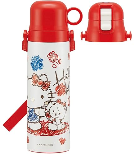 Amazon｜ハローキティ(レッド) ダイレクトステンレスボトル 600ml SDS6