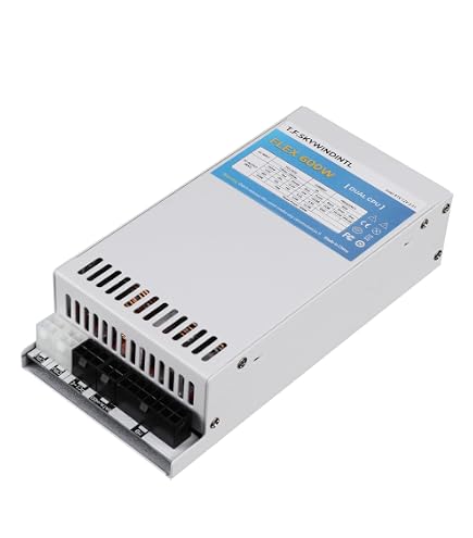 Amazon | Flex ATX 電源 600W 1U 完全モジュラー PSU 100-240V AC 1x20
