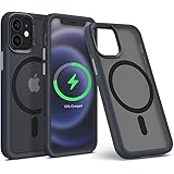 【CYRILL】 by Spigen iPhone 12 mini Magsafe用 ケース 半透明 Mag Safe対応 TPU ソフトケース マグネット搭載 磁石 モバイルバッテリーケース 高弾性 耐久性 軽量 指紋防止 耐衝撃 カメラ保護 薄型