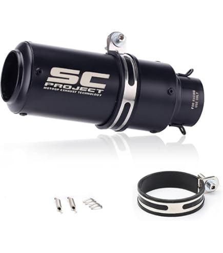 Amazon.co.jp: スリップオンマフラー バイクマフラーサイレンサー に