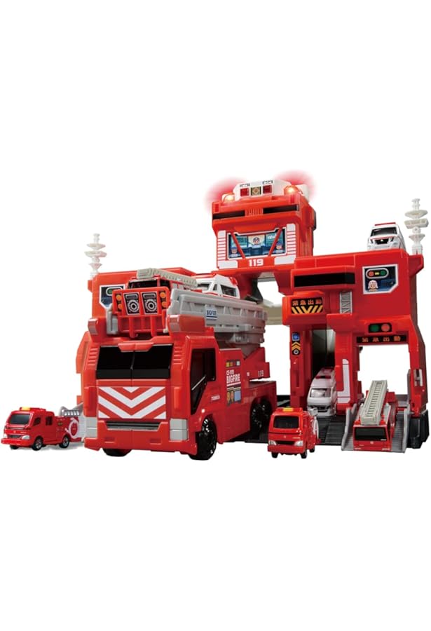 Amazon.co.jp: トミカ 無線でピピッと出動指令! 変形ファイヤー 