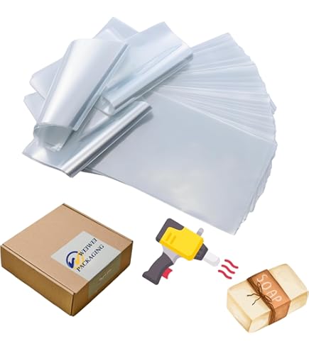 200Pcs Heat Shrink Wrap Bags For Bath Bombs Polyolefin Shrink Wrap Bags - View #5