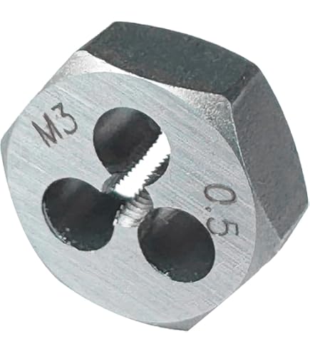 LEPEVNEY M3 X 0.5mm Metric Tap And Die Set With Round Threading Die, Machine Thread - View #2