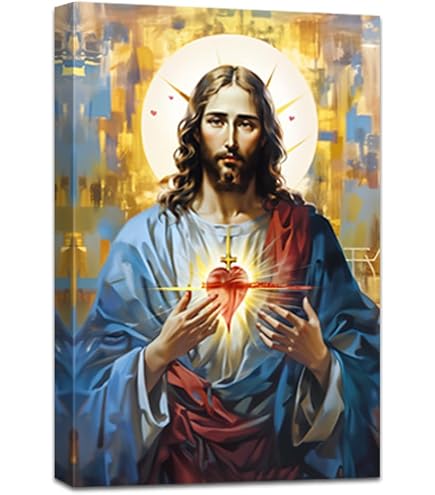 Amazon.co.jp: ゲッセマネで祈るイエス・キリスト 画像アートプリント