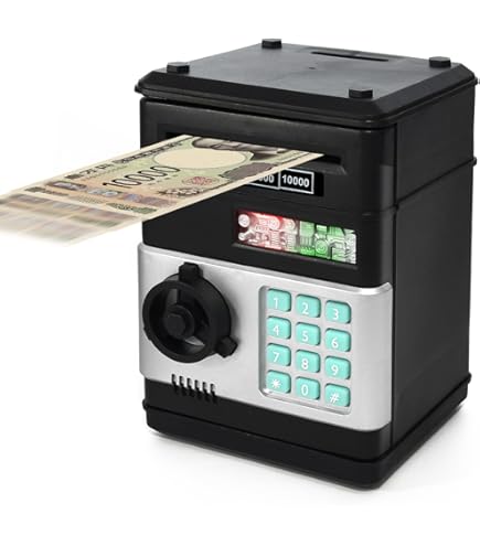 Amazon.co.jp: NVOW 貯金箱 金庫おもちゃ お子様プレゼント用 楽しい