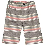 ボーイズキッズボトムス[Blue Mart(ブルーマート)]男の子マルチボーダー柄ハーフパンツ|半ズボン|ショートパンツ 110cm Ｂ柄-ブラック