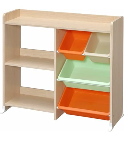 Amazon｜[ベルメゾン] ラック ユニットボックス 天然木 組み替えて