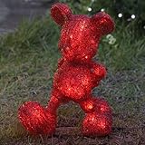 【ディズニー】 3D スタンド モチーフライト　ミッキーマウス レッド