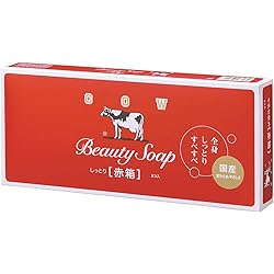 Amazon.co.jp: Cow Soap, Cow Brand Red Box, 3.5 oz (100 g), Pack of