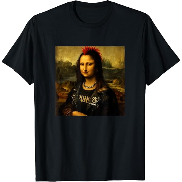 Amazon | モナリザ・サングラスとセルフィー Tシャツ | Tシャツ