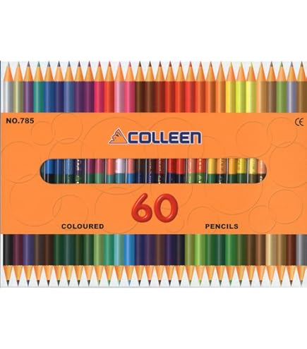 Amazon | コーリン鉛筆 787六角 30本60色紙箱入り色鉛筆 787-30／60
