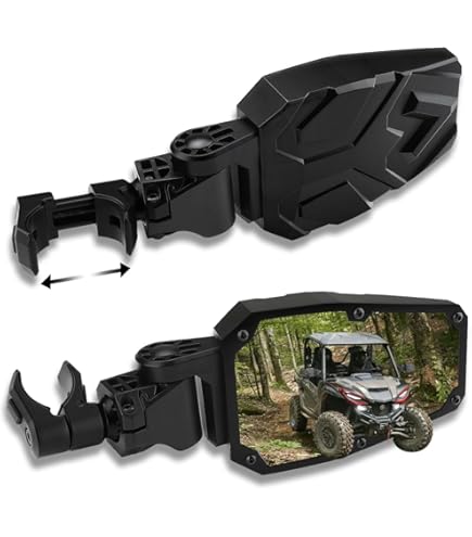 1.75" UTV Rear Side & Center Mirrors – Fits Honda Pioneer 1000 / 1000-5 2016-2025