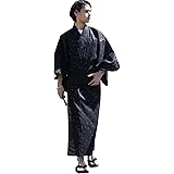 8(eight) (エイト) 和柄 総柄 浴衣 3点セット メンズ 浴衣 帯 下駄 コットン