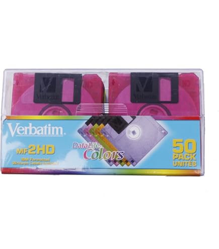 Amazon.co.jp: Imation ® 3.5インチフロッピーディスク、ネオン、40pk