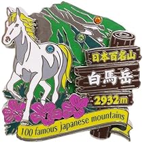 エイコー　山バッヂ　日本百名山　奥穂高岳 穂高岳｜上高地から登るルートや山小屋情報-登山百景