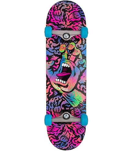Santa Cruz Skateboard Complete Toxic Hand 80's Old School