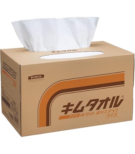 Amazon.co.jp: 【持ち運び便利なボックスタイプ】 クレシア キムタオル