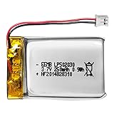 1 X EEMB リチウムポリマーバッテリー 3.7V 250mAh 502030 Lipo 充電式バッテリーパック ワイヤー付き JST コネクター VXI Blue Parrott 用 - 購入前にデバイスとコネクターの極性を確認してください