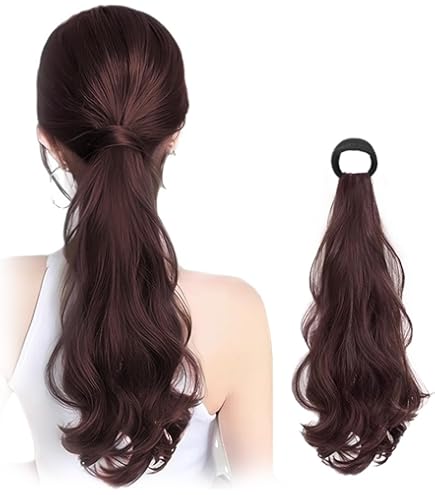 Amazon.co.jp: Sheepyo ポニーテールウィッグ つけ毛 ロング カール
