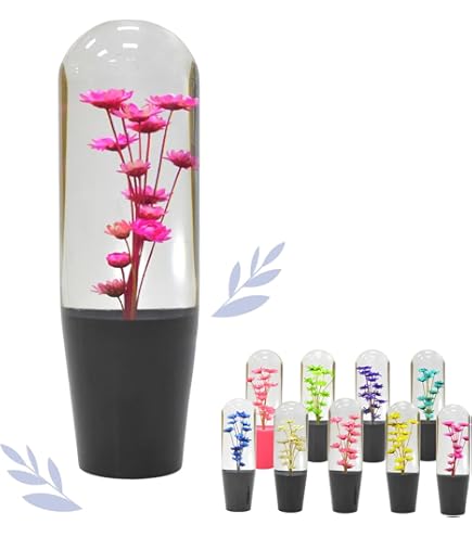 桃の花 Amazon.co.jp: JINGLING 水中花 シフトノブ クリスタル 桃の花