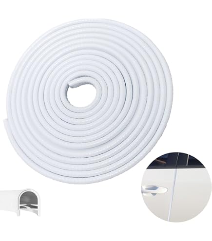 QBUC Car Door Edge Guards,13Ft(4M) Rubber Clip Seal U Shape Edge Trim QBUC Car Door Edge Guards,13Ft(4M) Rubber Clip Seal U Shape Edge Trim