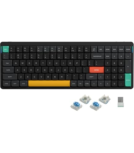 Amazon | nuphy Halo75 V2 メカニカル ゲーミング キーボード 75