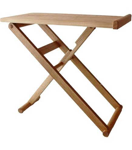 Amazon｜オークヴィレッジ 折りたたみ小机 ナチュラル 幅90×奥行45×高