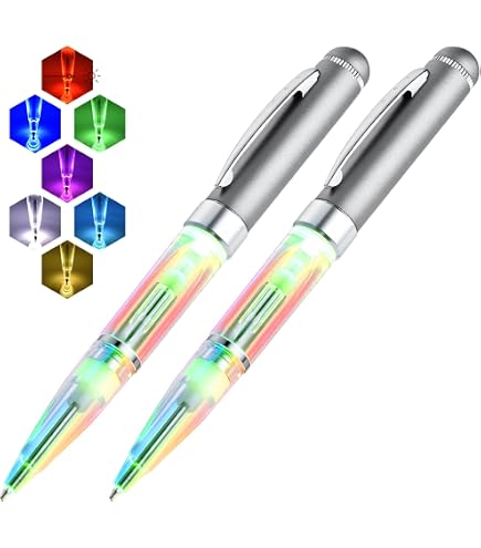 Amazon.co.jp: ライト付きペン先ボールペン、ライト付き、暗闇で書く
