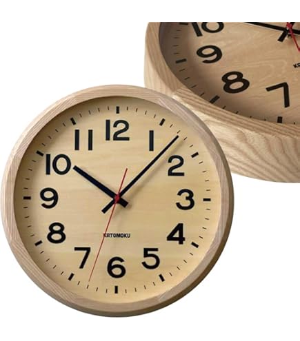 belaDESIGN ベラデザイン　壁掛け時計 ドイツ産 天然木 ブナ 木製 belaDESIGN ベラデザイン 壁掛け時計 ドイツ産 天然木 ブナ 木製
