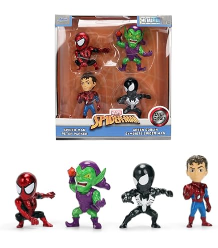 Amazon.co.jp: Jada Marvel スパイダーマン メタルフィグ 4個パック