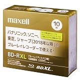 マクセル(maxell) ブルーレイディスク 録画用BD-R XL 10枚入 1回録画 100GB/2~4倍速 ハイビジョン 地上デジタル720分/BSデジタル 520分/ 4K BS・CSデジタル 370分録画可能 ワイドレーベル 書楽インデックス付 BD-R XL イージーセレクトシリーズ BRV100EG.10SZ