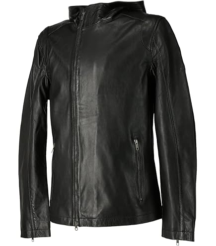 Amazon | [ライズ] レザージャケット BLACK M | ジャケット | 車