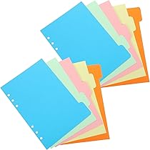 wwvw.httpsページ Amazon.co.jp: WOFASHPURET 18個 a5インデックスセパレーターページ