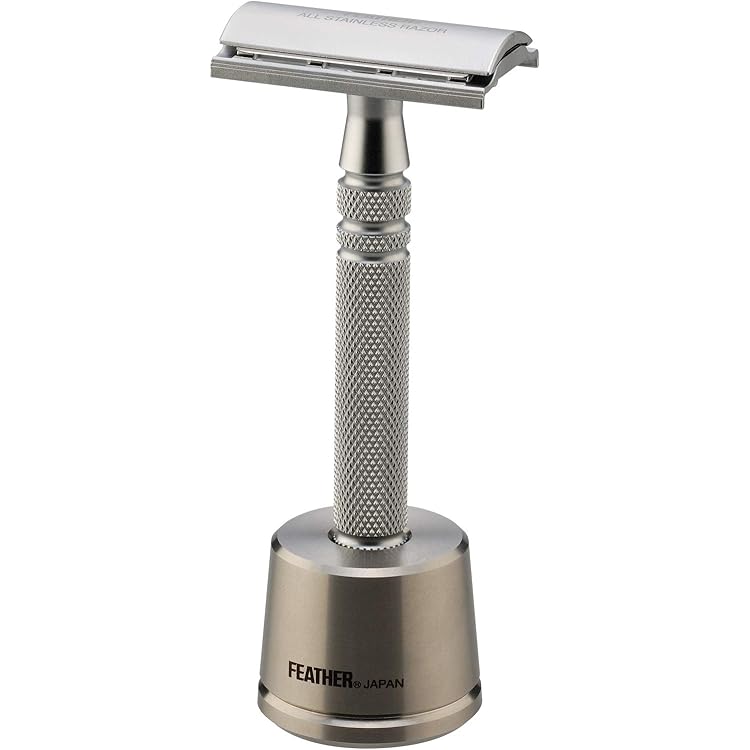 Amazon.co.jp: Feather Stainless Steel Double Edge Razor AS D2