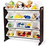 Tot Tutors WO562 Modern Classics Toy Organizer, Espresso [並行輸入品]