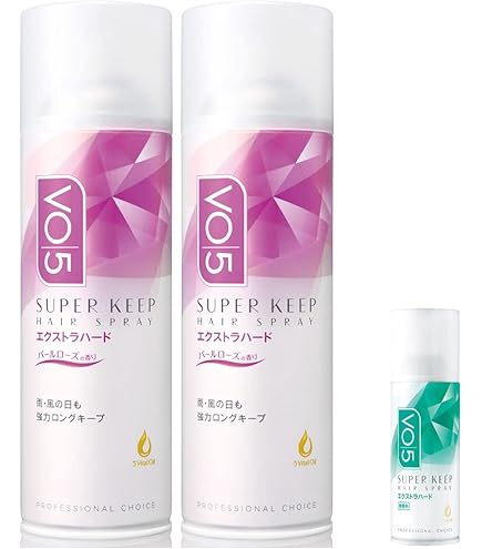 Amazon | VO5スーパーキープヘアスプレイ エクストラハード無香料330g+