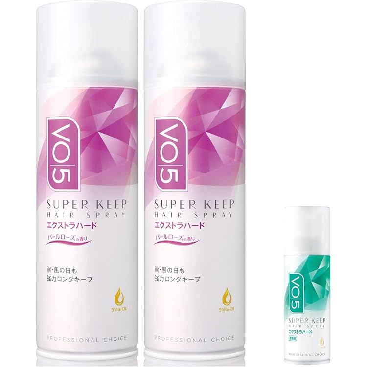 Amazon | VO5 スーパーキープ ヘアスプレイ (エクストラハード) 微香性