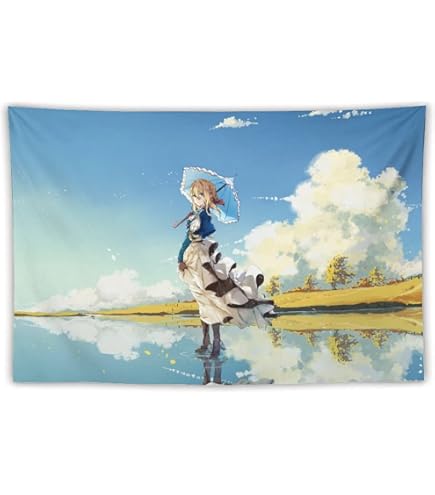 ヴァイオレット・エヴァーガーデン ポスター　タペストリー Amazon.co.jp: ヴァイオレットエヴァーガーデン タペストリー
